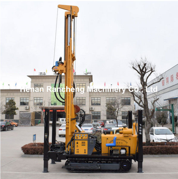 680m crawler drilling Hydraulic water well drilling rig multi functional drilling equipment with 154KW Cu-mmins engine