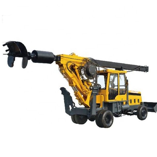 Tekerlekli döner sondaj cihazı basınç türü sondaj 11m / 13m / 15m / 20m derinlik