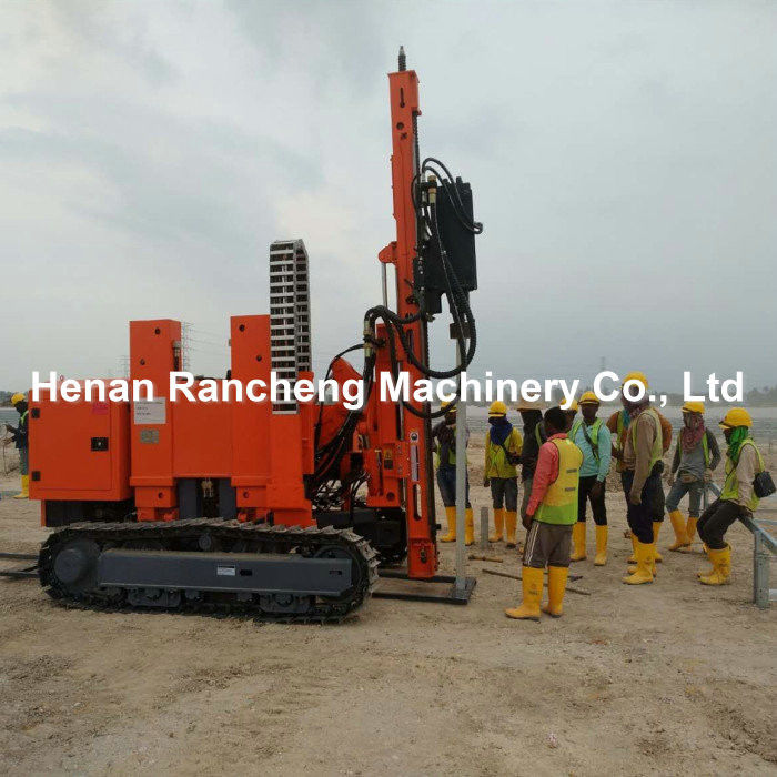 114HP sondaj makinesi / fotovoltaik pil sürücüsü / güneş pilini kurmak için makine / ekipman