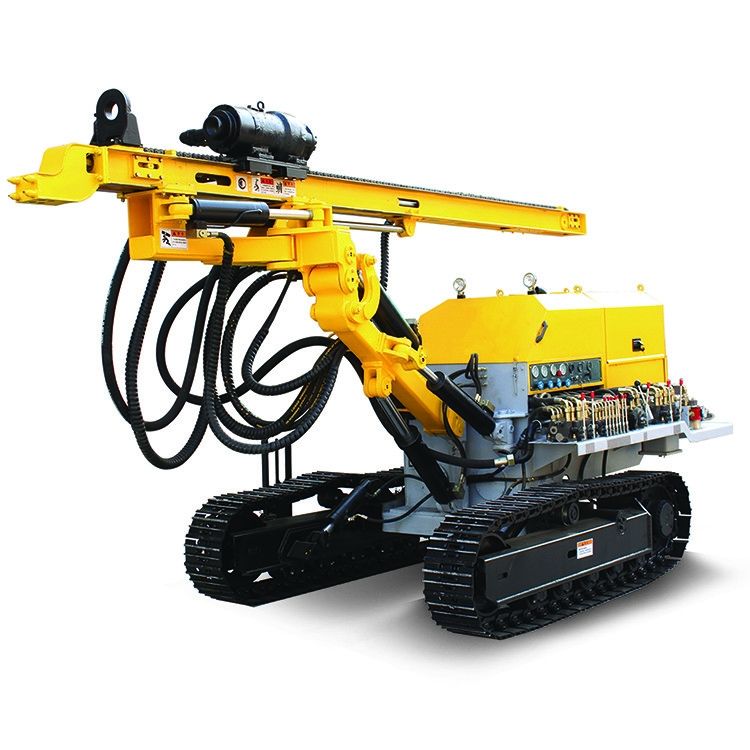 60-80m Derinlik Crawler Hidrolik DTH Borma Rig 90-165mm Diameter Hem Döner Hem de Çekiç Borma