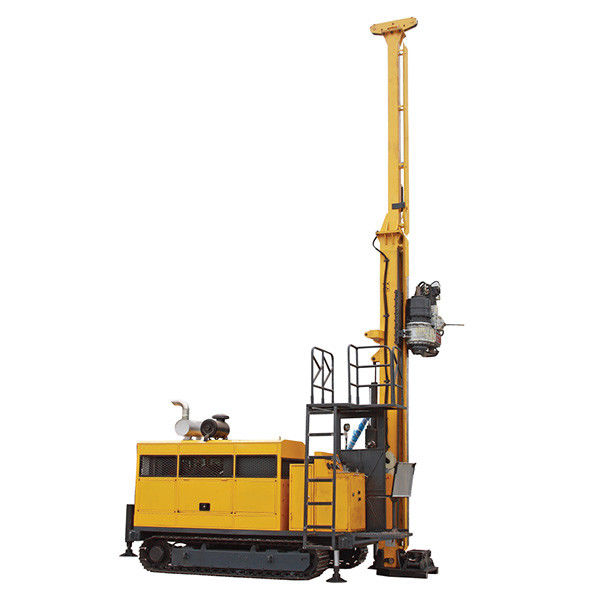 Sürünçlü montajlı hidrolik çekirdek sondaj makinesi 300m - 1000m Derinlik 180HP dizel motor