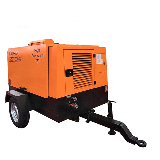 9. 2m3 / min Kapasite Sondaj Hava Kompresörü Yuchai 88KW 8bar Çalışma Basıncı