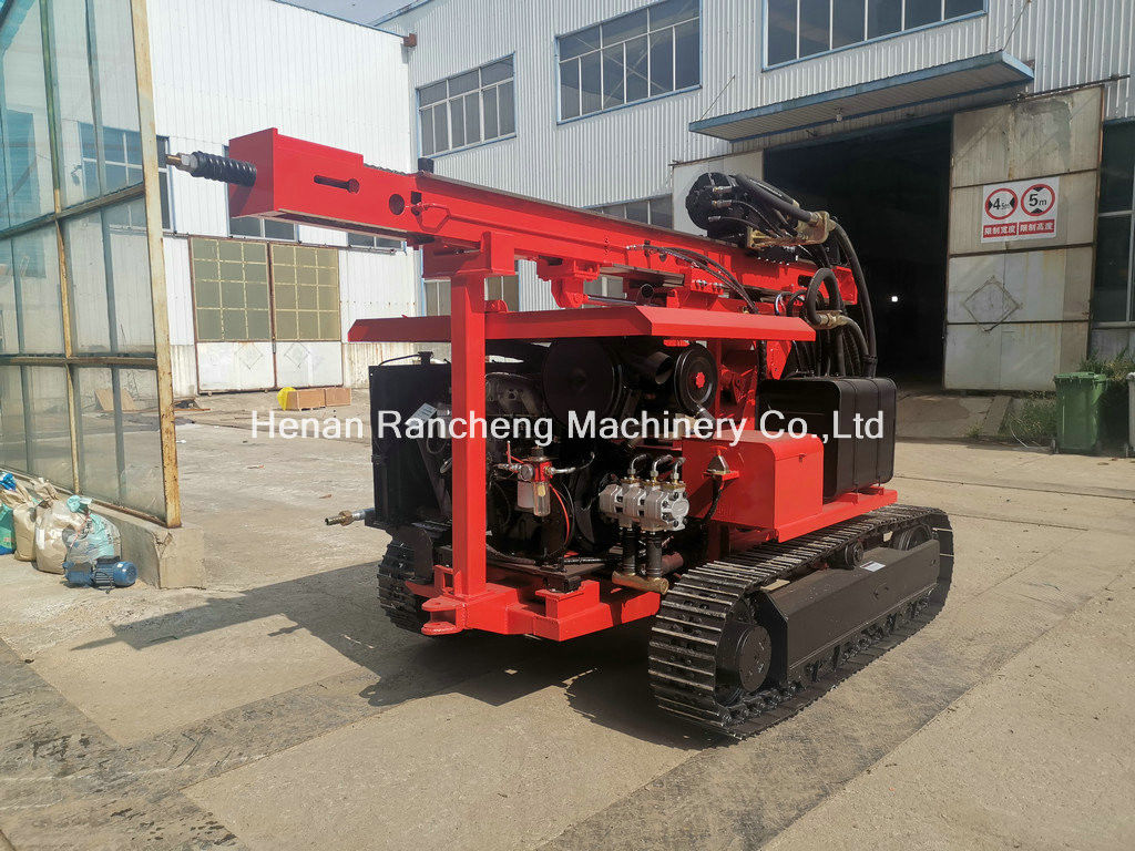 Blasting Borehole taşınabilir ekipman hava demirleme çekirdekleme yüzey makinesi üst çekiç DTH Rig