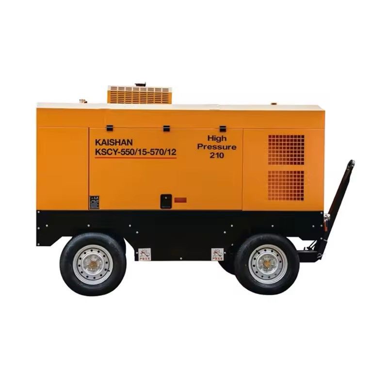 Turbo şarjlı darbe sondaj hava kompresörü 140KW 1.2Mpa / 1.5Mpa çalışma basıncı