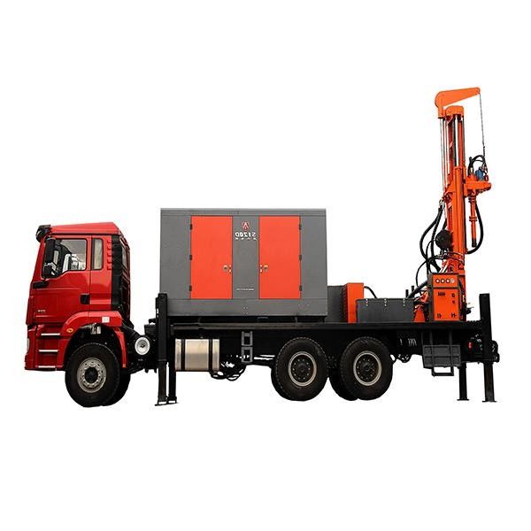 200m delme derinliği Su kuyusu delme santrali 118HP Cummins 115 - 350mm Bor Dia