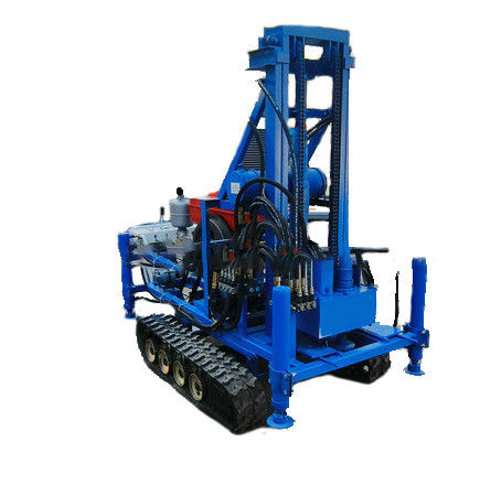22HP / 16.2KW Su kuyusu için taşınabilir matkap 150m Derinlik 50mm matkap diyası
