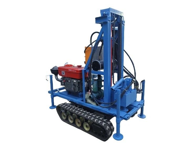 sürünen tür taşınabilir su kuyusu delme makinesi 150m Derinlik 1500mm delme uzunluğu
