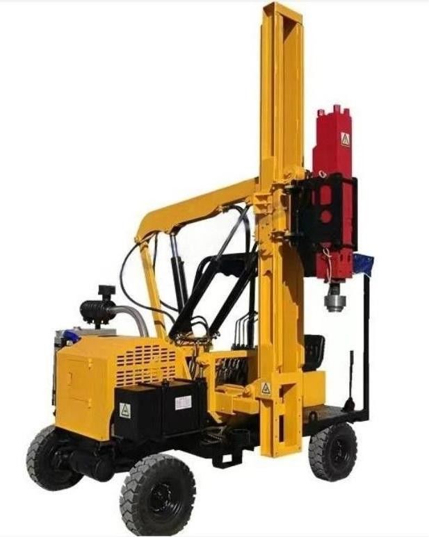39KW Motoru Güneş Topu Sürücü Makinesi 50 - 300mm Borma Çapı 2,6m Topu Yüksekliği
