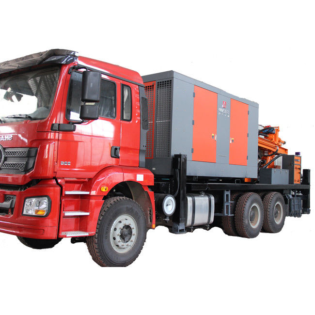 RCF200T Hidrolik Su Kuyu Kuyu Kuyruklama Makinesi/200m Kamyon Montajlı Su Kuyu Kuyruklama Rig/6X4 Kamyon Montajlı Rig