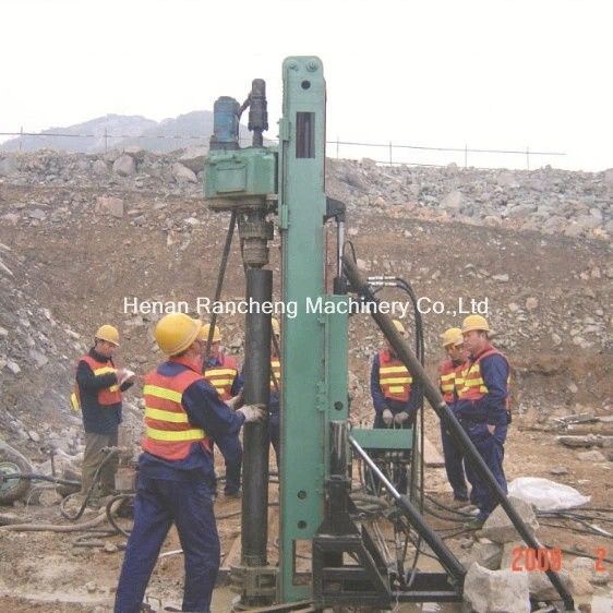 980 Nm nominal çıkış tork, yamaç mühendisliği sondajı için demir sondaj makinesi