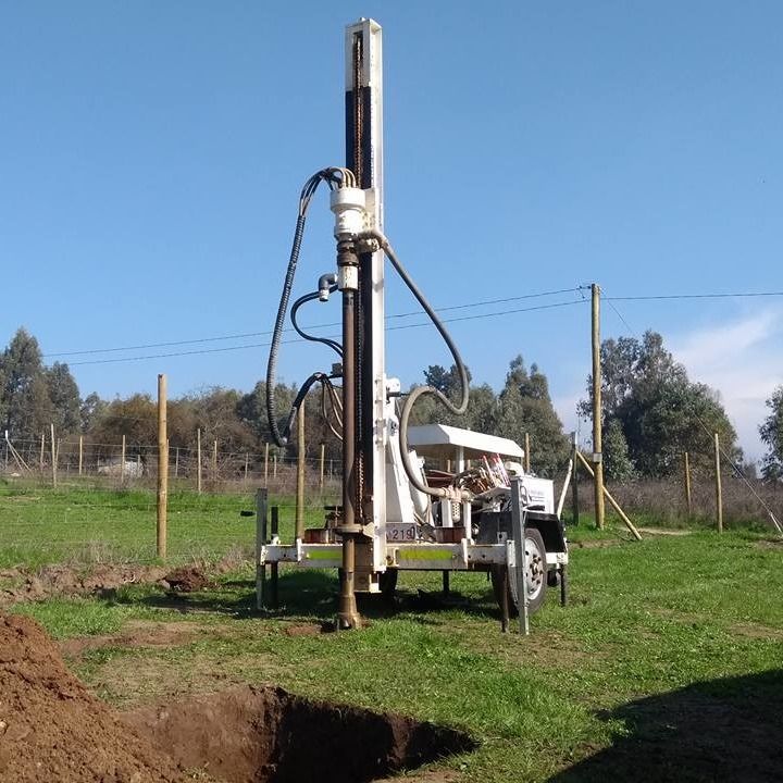RC120W Küçük Su Kuyu Buhurlama Makinesi Çukur altındaki çekiç ve döner sondaj için uygundur