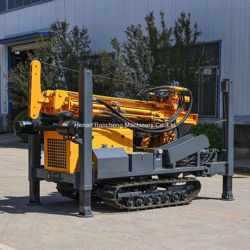 Yüksek performanslı 200 metre derinlikte su kuyusu delme sistemi 58KW YuChai dizel motoru ile