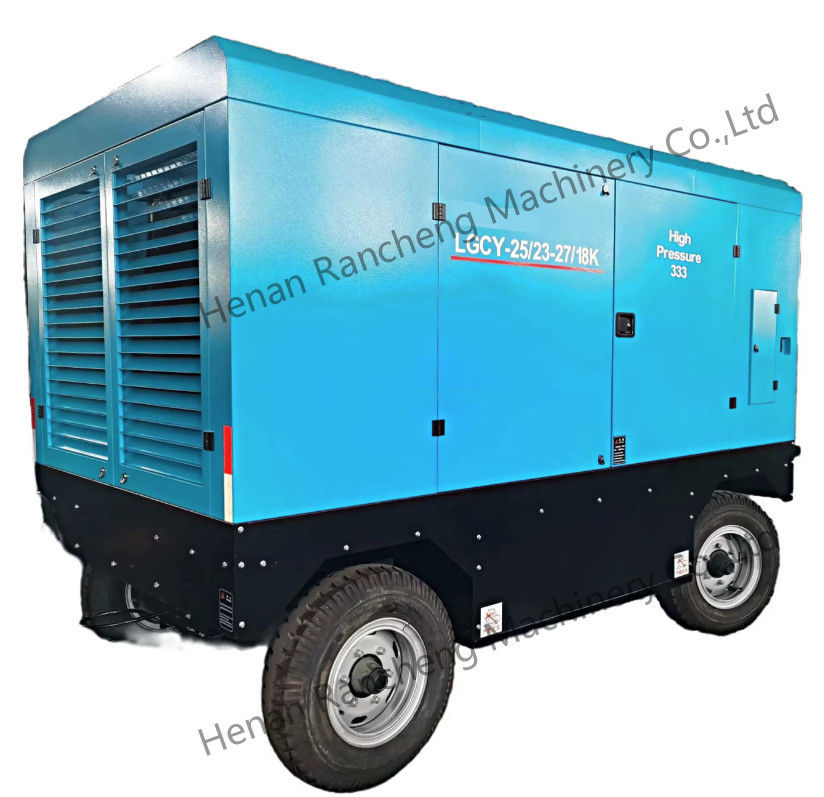 LGCY-25/23-27/18K 360HP Cummins İki Aşama Dizel vida taşınabilir hava kompresörü Jack Hammer / sondaj aracı için