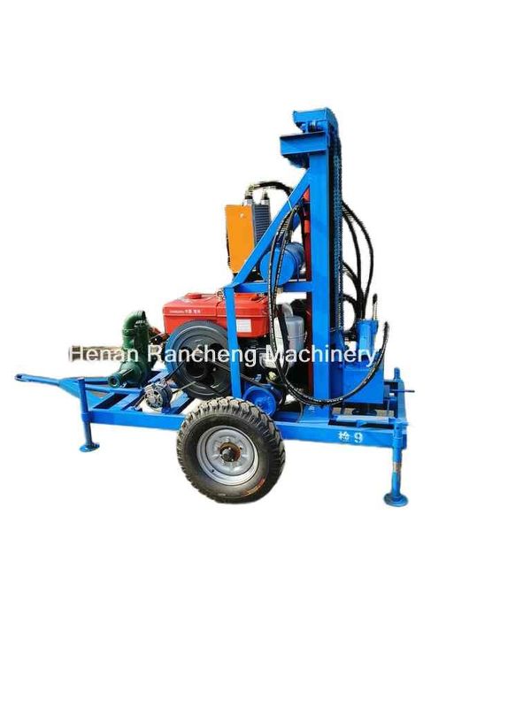 150m delme derinliği 450mm delme deliği çapı ile taşınabilir su kuyusu delme makinesi
