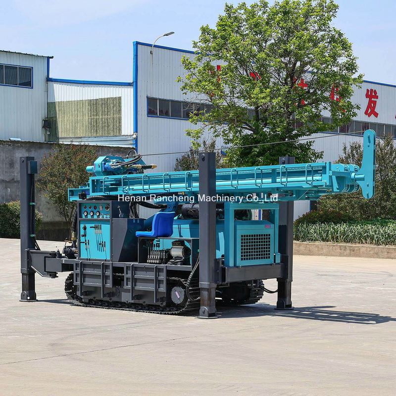 Verimlilik ve Güvenilirlik Derinlik 350m 91KW Yuchai motoru ile sürünen su kuyusu sondaj makinesi