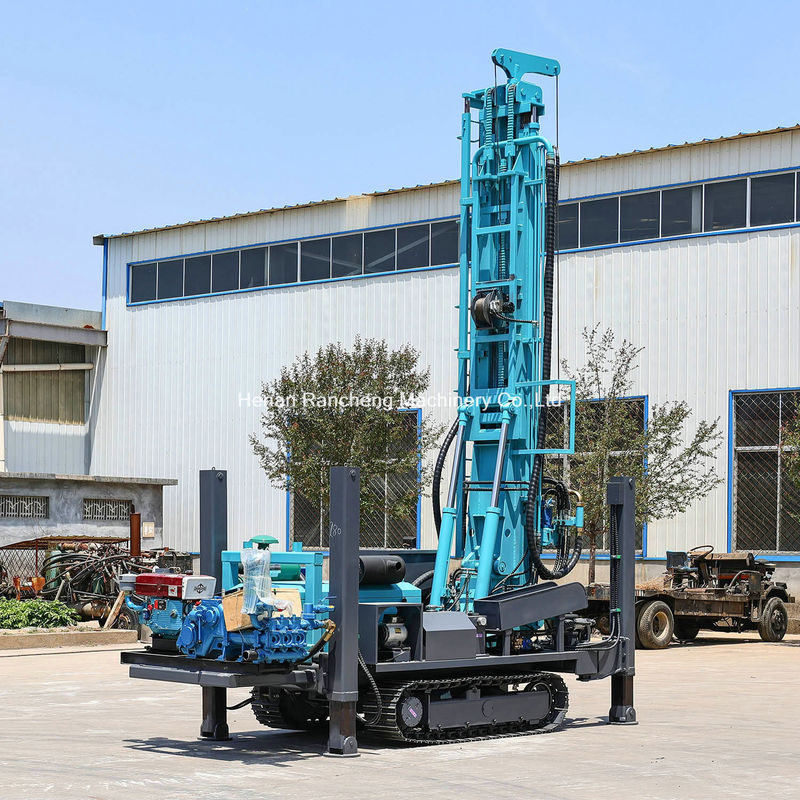 Verimlilik ve Güvenilirlik Derinlik 350m 91KW Yuchai motoru ile sürünen su kuyusu sondaj makinesi