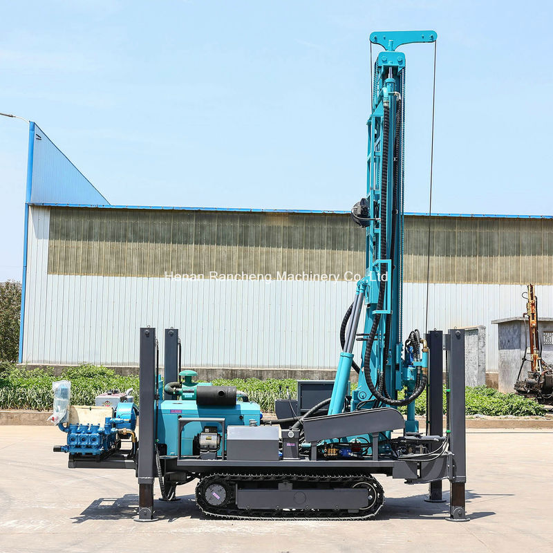 Yüksek Performanslı 350m Bor Derinliği Sürücü Montajlı Su Kuyuları Buhran Makinesi 91KW Yuchai Motoru ile