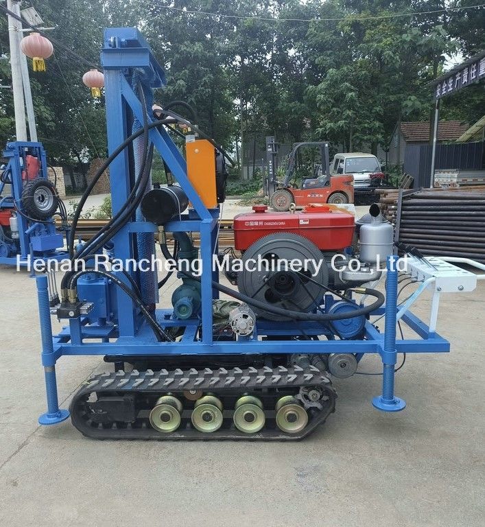 Yüksek verimli hafif 160m küçük taşınabilir su kuyusu sondajı 35HP motorlu