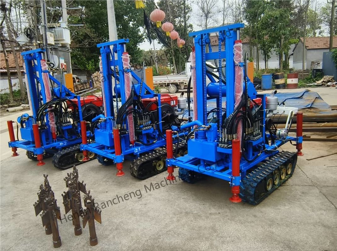 Yüksek verimli hafif 160m küçük taşınabilir su kuyusu sondajı 35HP motorlu