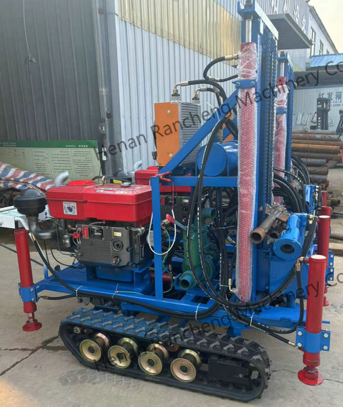 Yüksek Performanslı Derinlik 160m Taşınabilir Su Kuyu Kuyuları 35HP Motorlu Hafif