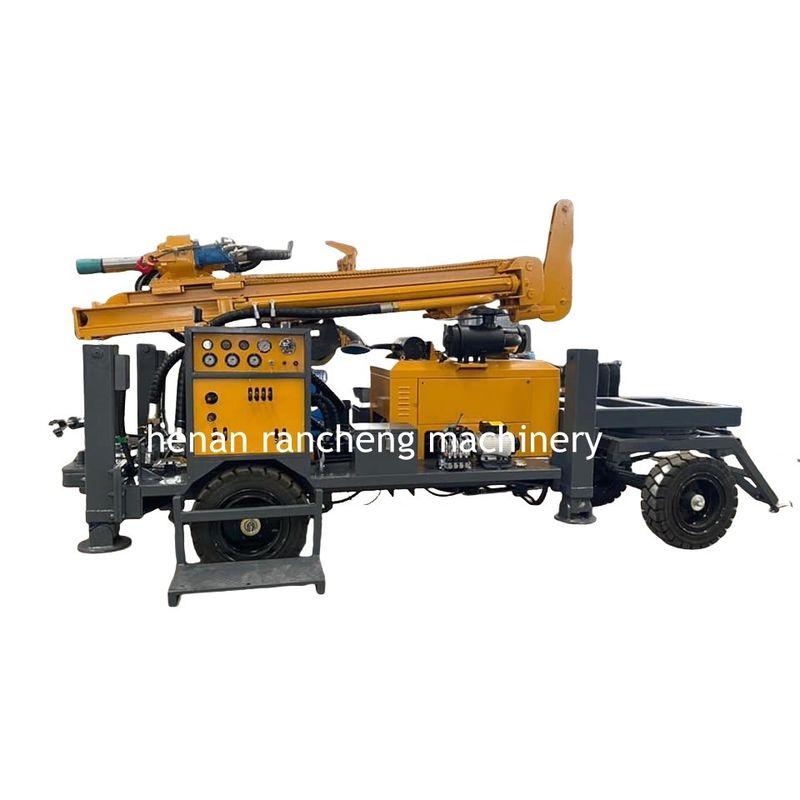 RCF220W Borma Derinliği 100 ila 220 Meter Tekerlek Pnömatik Döner Su Kuyu Kuyu Kuyu Kuyu Kuyu Kuyu Kuyu Kuyu