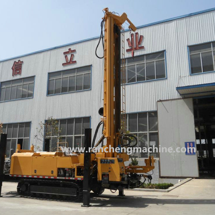 RCF800C 800m sondaj sistemi Cummins Motor Çelik Crawler Tipi Kuyu sondaj sistemi