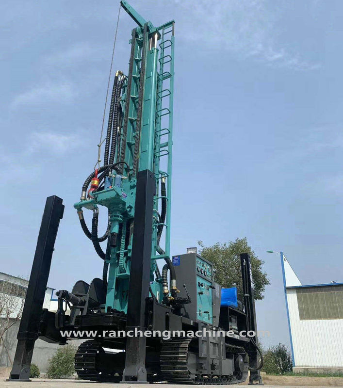 280m Derinlik Taş Buhran Makinesi Hava DTH Su Kuyu Borluk Delik Buhran Rig