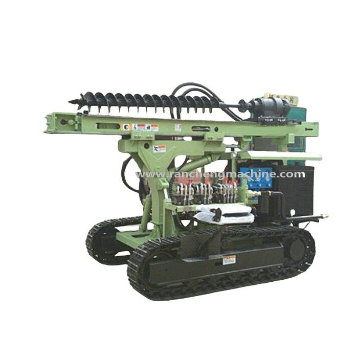 RC130Y Mikro Pile Rig Olağanüstü 400mm Borluk Diametresi Çok yönlü Su Kuyuları Augeer Yığın ve DTH Buhranı için İdeal