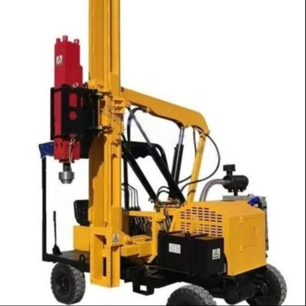 39KW motorlu güneş pil sürücüsü 170 cm sondaj derinliği 2600 mm sondaj yüksekliği