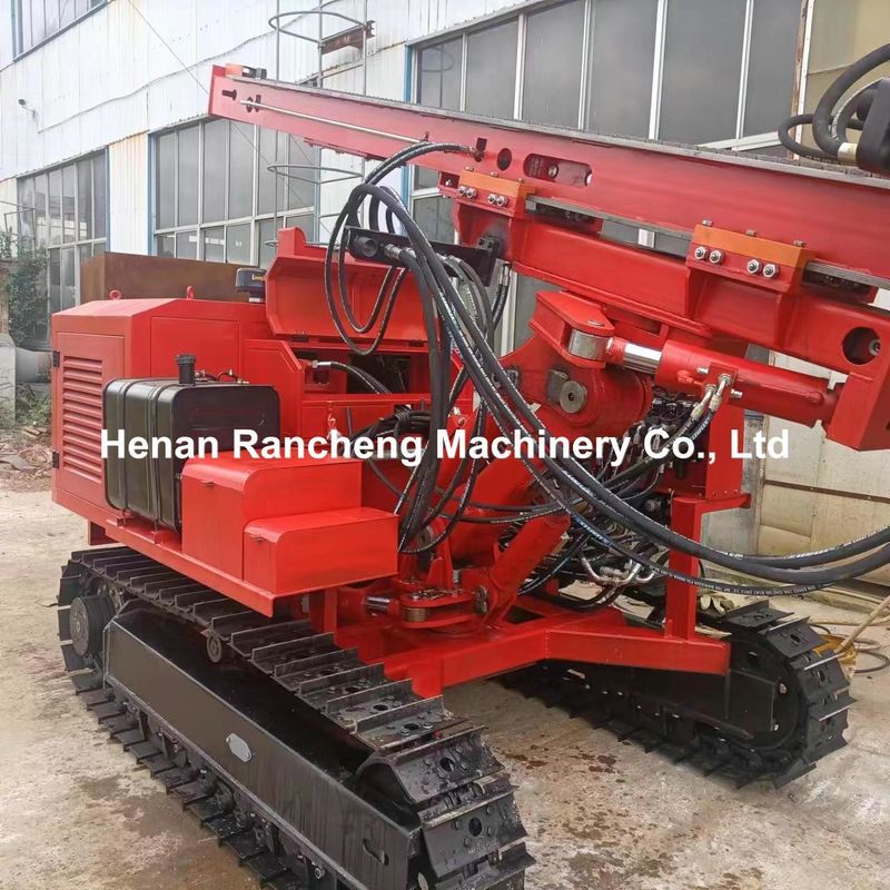 RC130Y Micro Pile Rig 400mm Bor Diametresi Su Kuyuları Augeer Pile DTH Borlama
