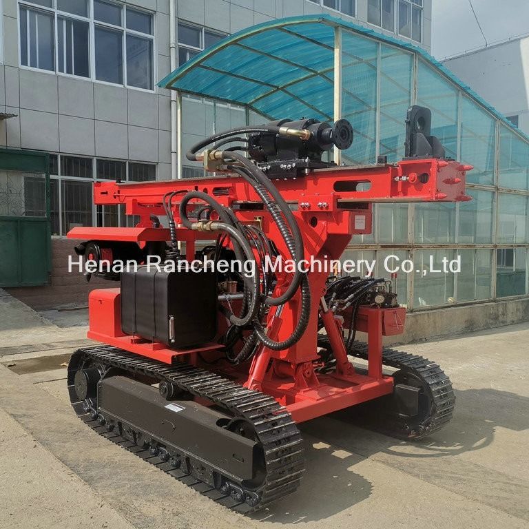 RC130Y Micro Pile Rig 400mm Bor Diametresi Su Kuyuları Augeer Pile DTH Borlama