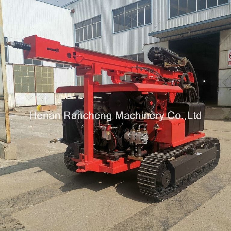 RC130Y Micro Pile Rig 400mm Bor Diametresi Su Kuyuları Augeer Pile DTH Borlama