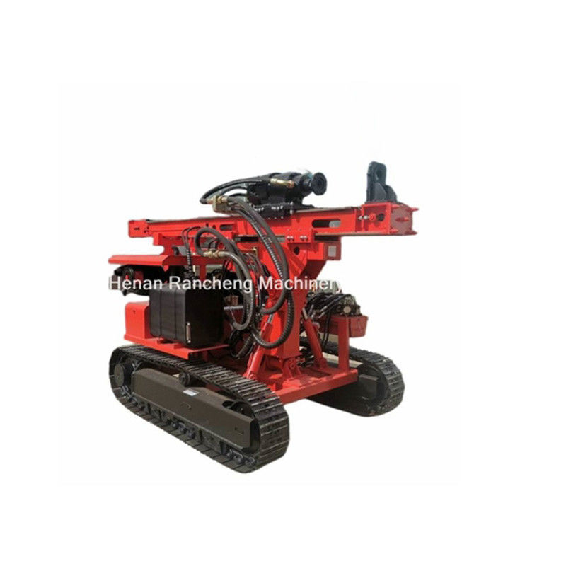 RC130Y Micro Pile Rig 400mm Bor Diametresi Su Kuyuları Augeer Pile DTH Borlama
