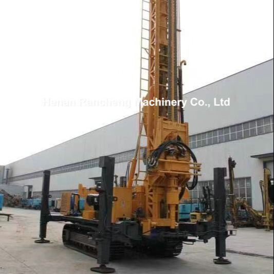 Derinlik 1000m Derin Su Kuyu Rig Keşif Jeoteknik Makinesi 194KW Cummins Motoru ile
