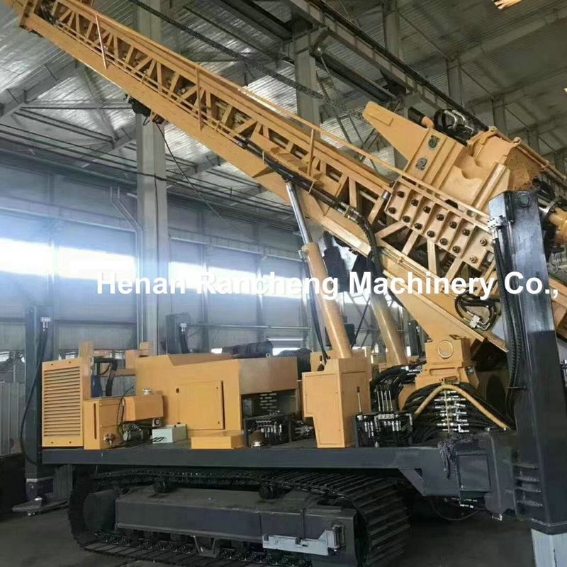 Derinlik 1000m Derin Su Kuyu Rig Keşif Jeoteknik Makinesi 194KW Cummins Motoru ile