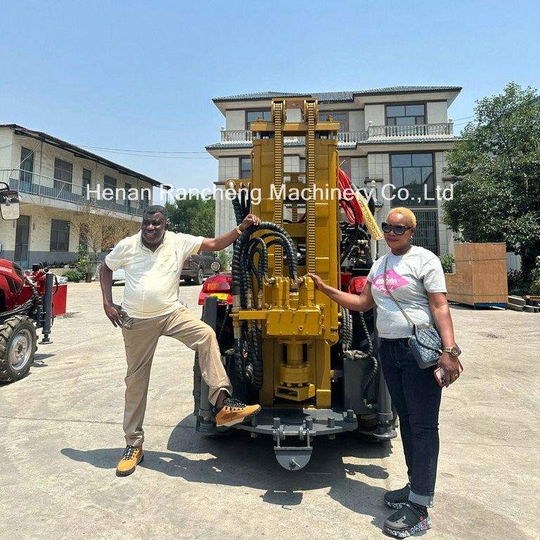 200 metrelik traktöre monte edilmiş büyük güçlü su kuyusu sondaj makinesi traktör derin delik sondajı