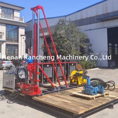 Kömür Madenleri Keşif Yükseltme Borma Makinesi RCK400P Tam Hidrolik Taşınabilir Küçük Derin Su Boru Çekirdek Borma Rig