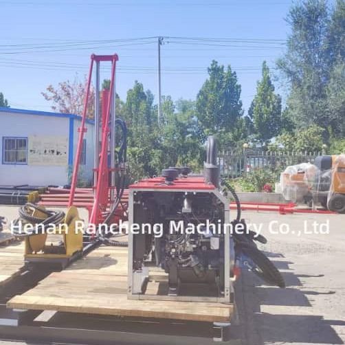 Kömür Madenleri Keşif Yükseltme Borma Makinesi RCK400P Tam Hidrolik Taşınabilir Küçük Derin Su Boru Çekirdek Borma Rig