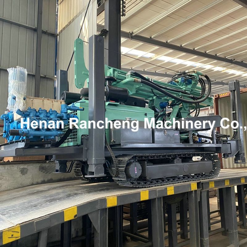 Çukur Derinliği 350m Su Deliği Kuyu Kuyruklama Rig Makinesi 91KW Yuchai Motoru ile