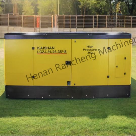 25bar 1107cfm Dizel vida hava kompresörü Su kuyusu için 400hp Yuchai ile