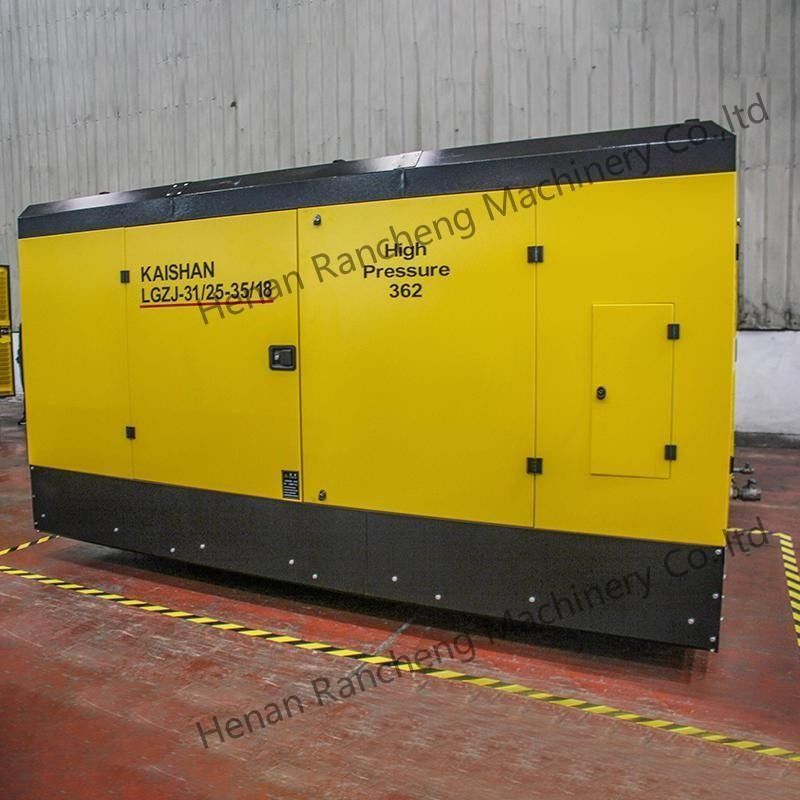 25bar 1107cfm Dizel vida hava kompresörü Su kuyusu için 400hp Yuchai ile