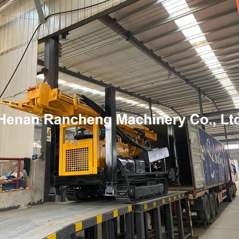 RCF800C çok fonksiyonel sondaj makinesi. 154 kW Cummins motorlu 800 metre derinlik hidrolik sondaj makinesi.