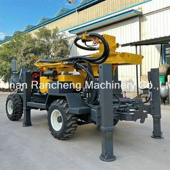 RCF220W Tekerlek Tipi Borma Rig 35m/min ve 17-31m Sup3 /min Hava Tüketimi