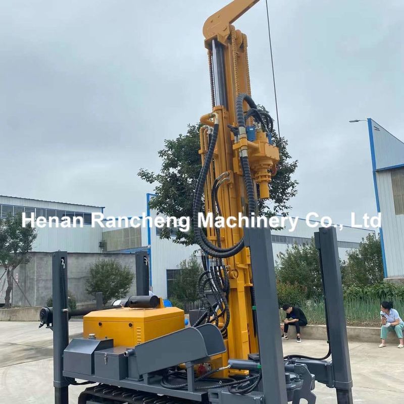 200m Borehole Drilling Machine/Borewell/Hydraulic Crawler Mounted Pneumatic Water Well Drilling Rig Machine For Sale