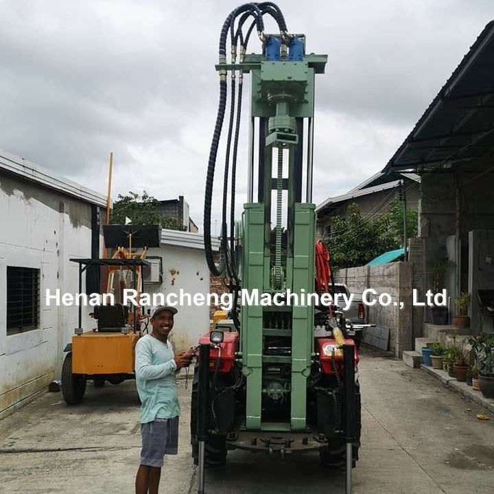 Durağan çalışma için vinçin 1.4T kaldırma gücü ile delik delme makinesi