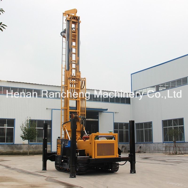 Dizel motorlu çok fonksiyonel su kuyusu sondajı 118KW Yuchai motoru ile yüklü makineler