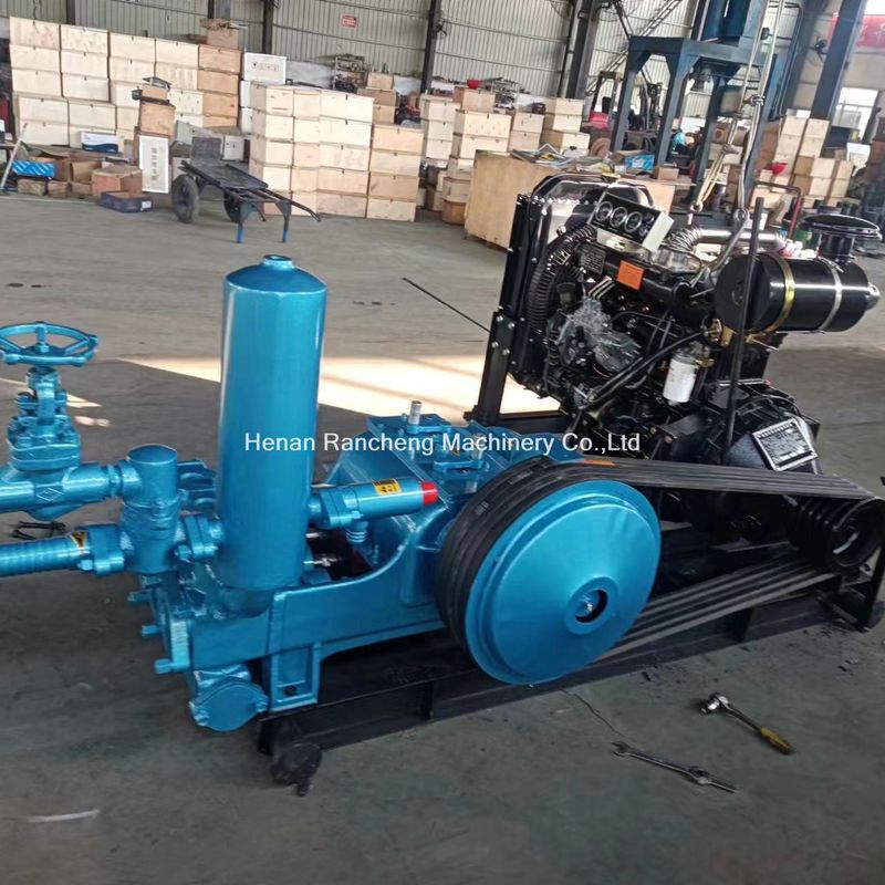 Yatay Üç Silindirli Çift Rollü Penthouse Detroit Piston Pompası BW850 Akış 850L/min ile Çamur Pompası