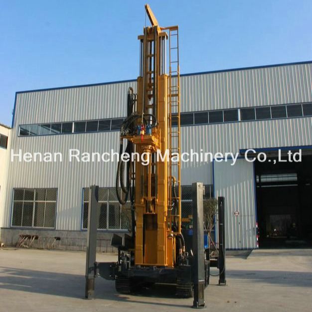 RCF500C Crawler Mounted Hydraulic Water Well Drill Rig 500m Hidrolik Taşınabilir Buhra Makinesi