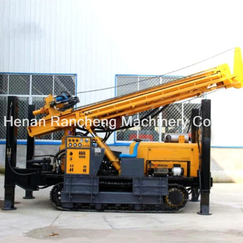 Dizel motorlu çok fonksiyonel su kuyusu sondajı 118KW Yuchai motoru ile yüklü makineler