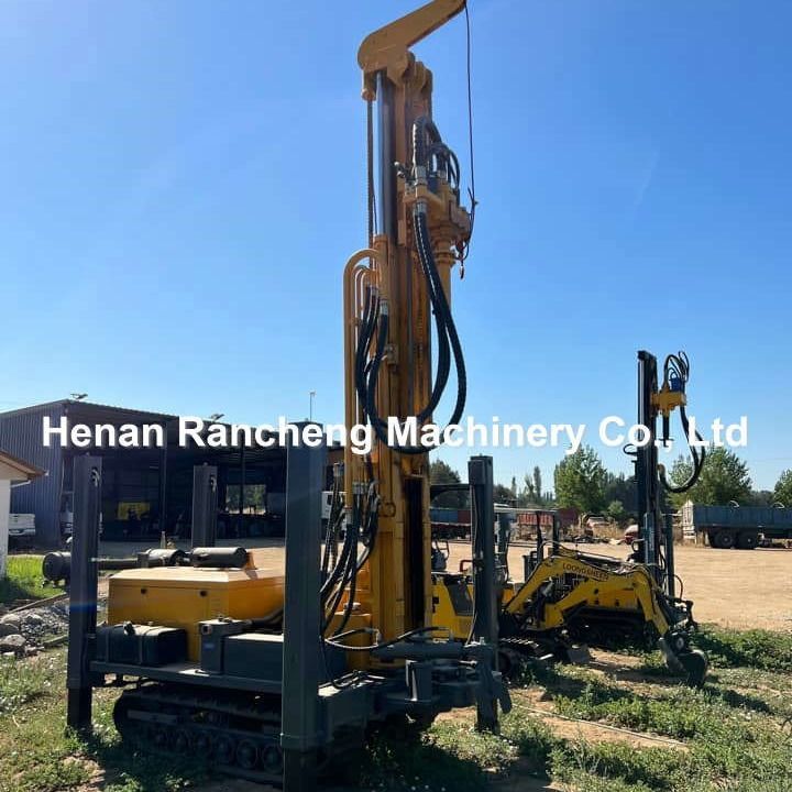 200m Derin Hidrolik Döner Boruçuluk Rig DTH Derin Su Kuyu Kuyu Kuyruklama Makinesi
